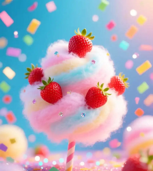 BARBE A PAPA FRAISE