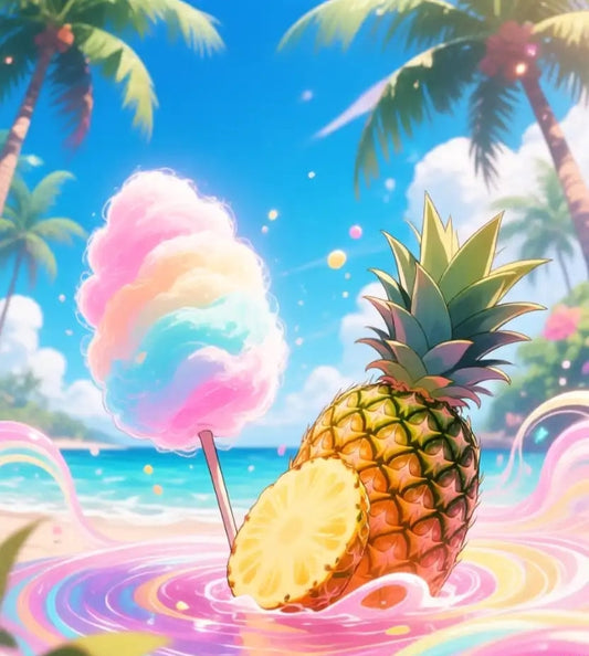 BARBE A PAPA ANANAS